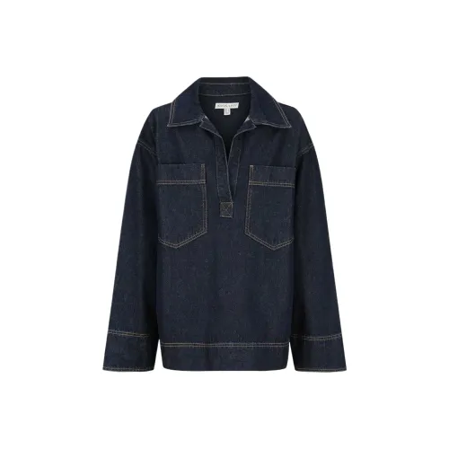 Shona Joy Темный индиго Женские Рубашки