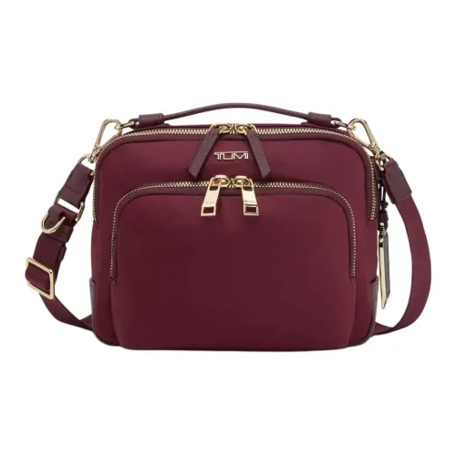 TUMI Voyageur Нейлоновая Сумка через плечо Сумка Женская Бордовый