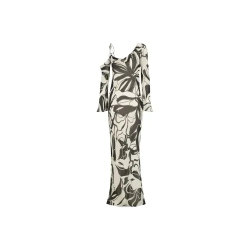 Shona Joy Длинное платье с длинными рукавами женское
