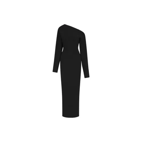 NAKED WARDROBE Off Плечо Свитер Maxi Dress Длинный Рукав Платье Женские