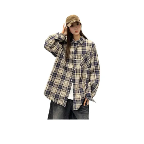 Flowers in water Длинный рукав Рубашка Женская