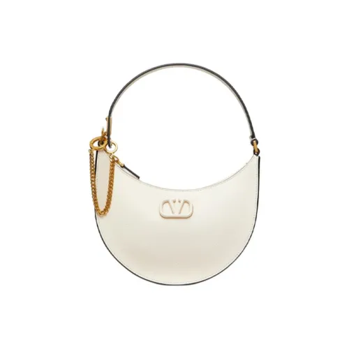 Valentino Vlogo с рельефом телячья кожа сумка-хобо сумка на плечо сумка мини женский светлый слоновая кость