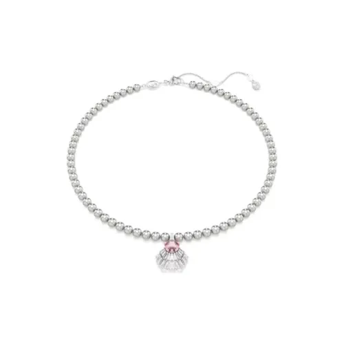 Swarovski Idyllia Синтетический кубический цирконий покрытие родием искусственный кристалл ожерелье женский серебряный