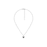 Чёрное сердце ожерелье *1