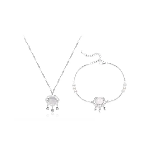 I YOU Синтетические Искусственные Цветные Глазурные Ожерелья Женские