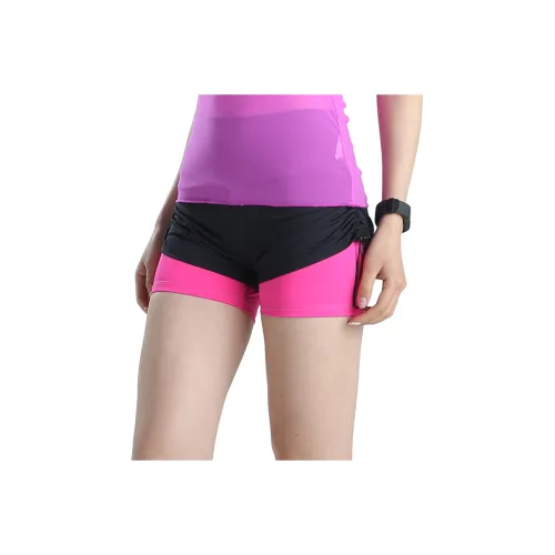 Lulifama Yoga Shorts Женские Розовый Красный Черный