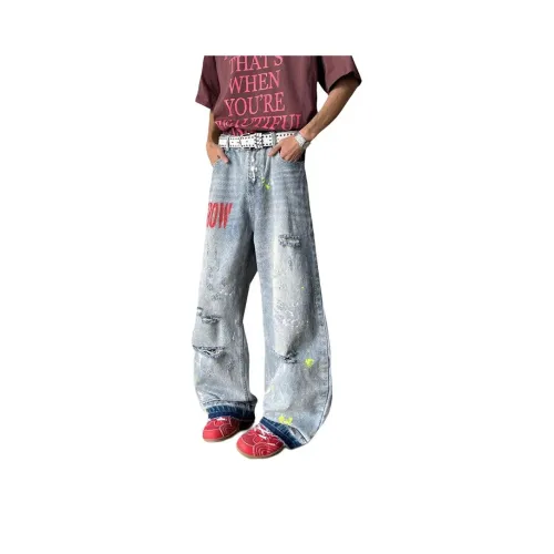 M-MAICCO Синие Унисекс Джинсы