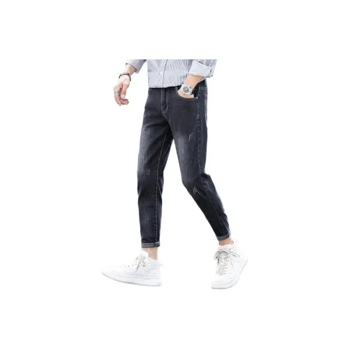 PIERRE CARDIN Gray Men's Jeans PIERRE CARDIN Серый Мужские Джинсы