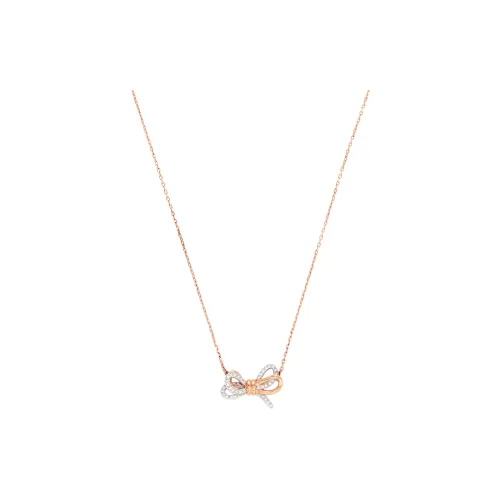 Swarovski Lifelong Bow Искусственные Кристальные Ожерелья Женские