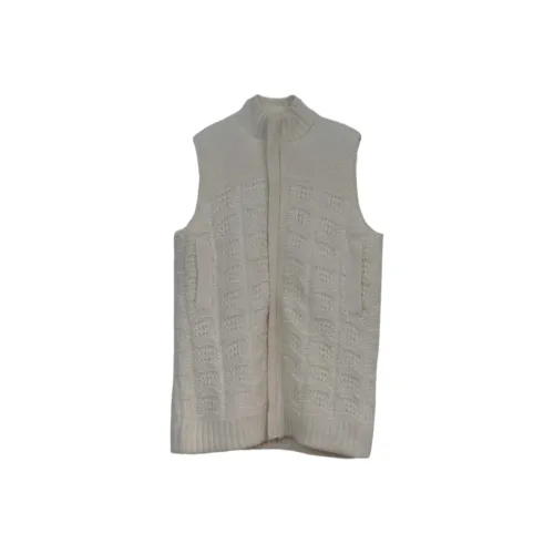 SWAYING KNIT Белый Женские Жилеты