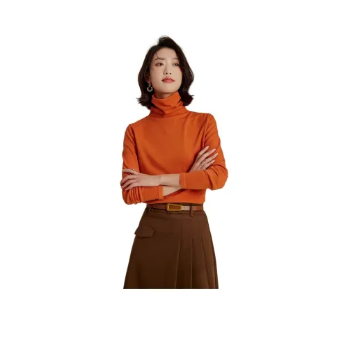 Emodues Апельсин Женские Свитеры