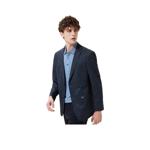 Red bean Синий Мужской Деловые костюмы