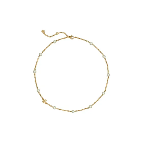 Tory Burch Brass Necklaces Золотой Женские