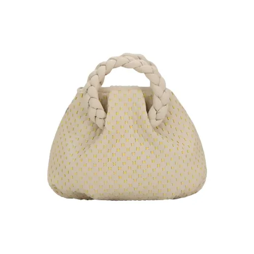 Hereu Овчина Облачная Сумка Маленькая Сумка Женская Кремовая и Желтая