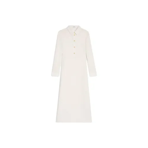 CELINE FW25 Длинное платье с длинными рукавами женское