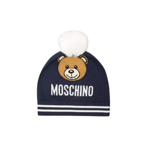 MOSCHINO Хлопок Шапки-бини Детский Синий
