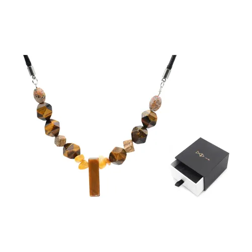 DAP Ожерелья Рыжевато-коричневый Мужской