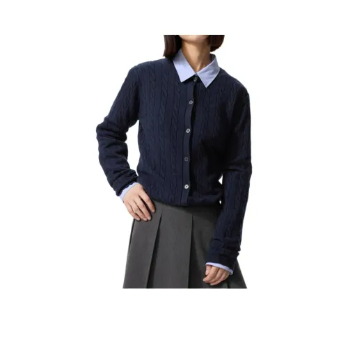 UNIQLO Темно-синий Женская трикотажная одежда