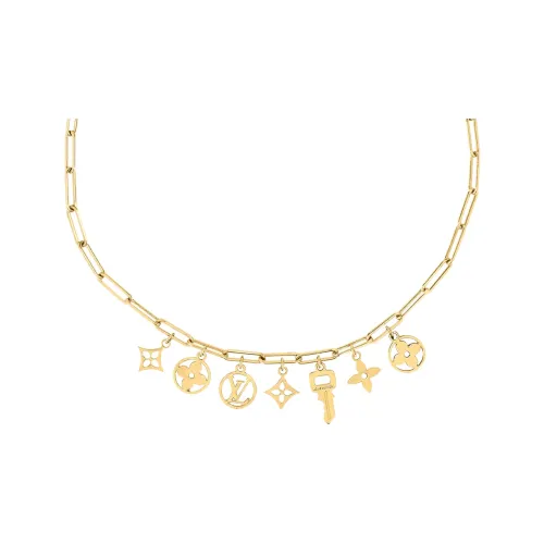 LOUIS VUITTON Роман Metal Necklaces Золотой Женские