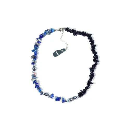 Get'em ON Черный Crushed Камень Ожерелья Унисекс