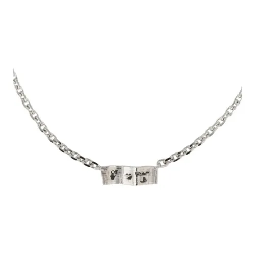 Off Белый Brass Necklaces Унисекс