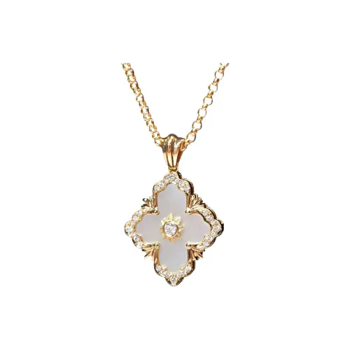 Floating Joy Медный Циркон Жемчужная раковина Ожерелья Женские