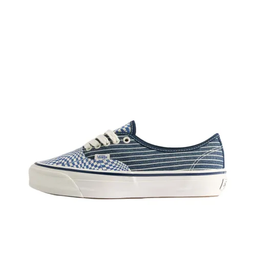 Vans Premium Authentic Устойчивые к истиранию Низкие Кроссовки для скейтбординга Унисекс Синие