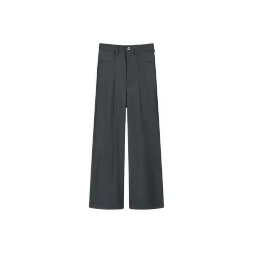 KYKW Темно-серые Женские Костюмные Брюки