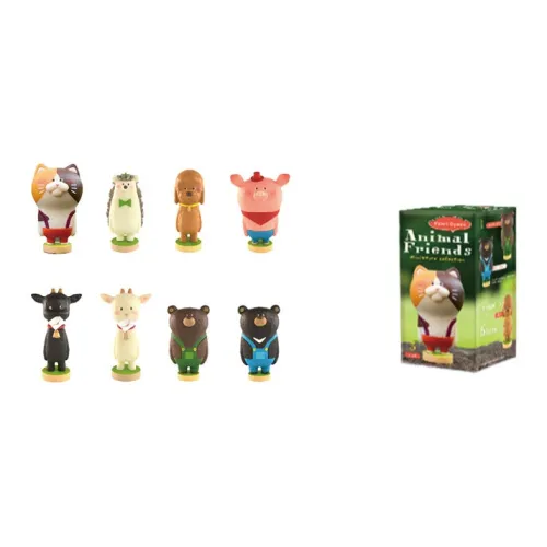 POP MART Kohei OGAWA Animal Friend Mini Слепые коробки Один Mystery Коробка Целая коробка 12 шт