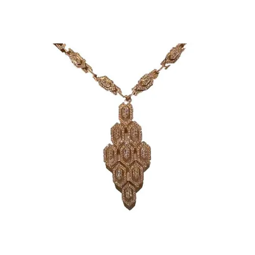 BVLGARI Serpenti Series 18К Розовое золото Ожерелье Унисекс