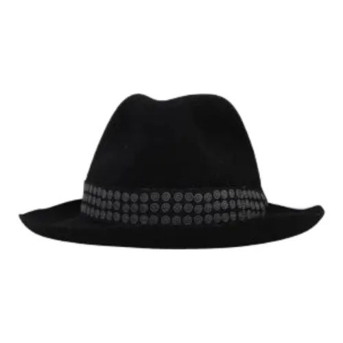 Borsalino x 10 CORSO COMO Шерстяной войлок Цилиндры Женские Черный