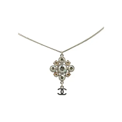 CHANEL CC Металлические ожерелья Женское серебро