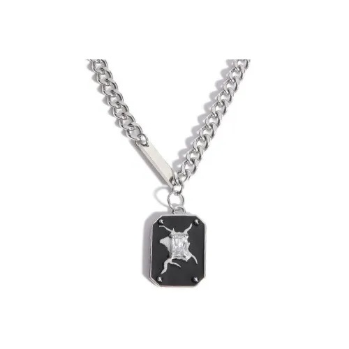 AKAK Титановые стальные ожерелья для мужчин