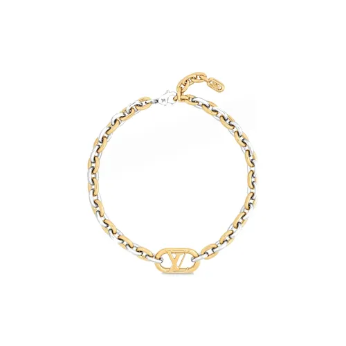 LOUIS VUITTON Металлические ожерелья Золотой/серебристый Женские