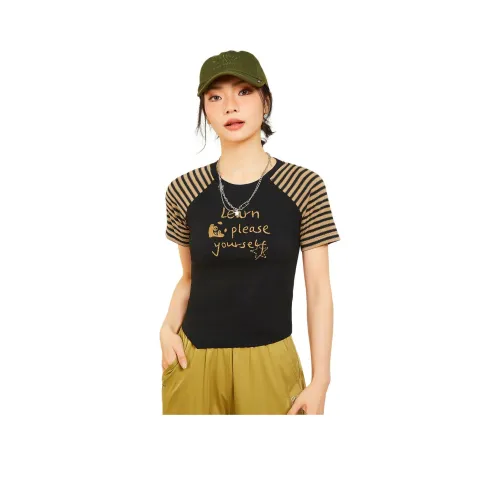 MUGUOGUOMU Летний реглан-рубашка с короткими рукавами женская