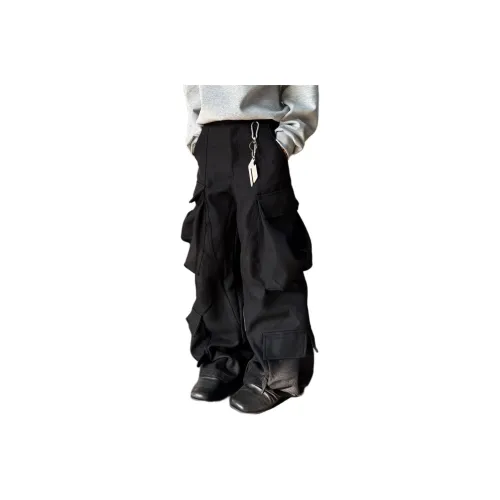 NOAHGIGI Black Unisex Cargo Pants NOAHGIGI Черные унисекс карго брюки