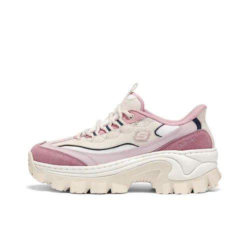 Skechers Аbrasion Resistant визуально увеличивает рост Низкий Топ Повседневная обувь Женская Розовая