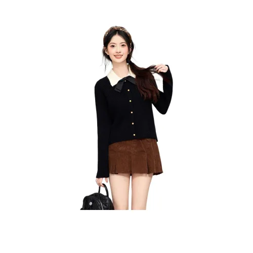 Emodues Черный Женский Трикотаж