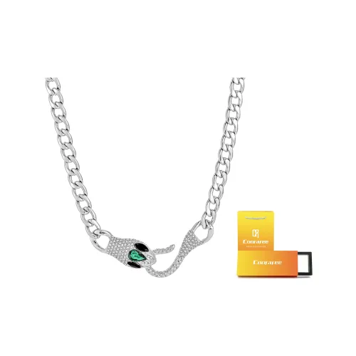Cooraree Титановые стальные ожерелья унисекс