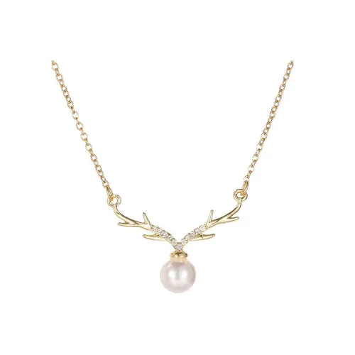 Rhymes Золото-покрытое медное ожерелье для женщин