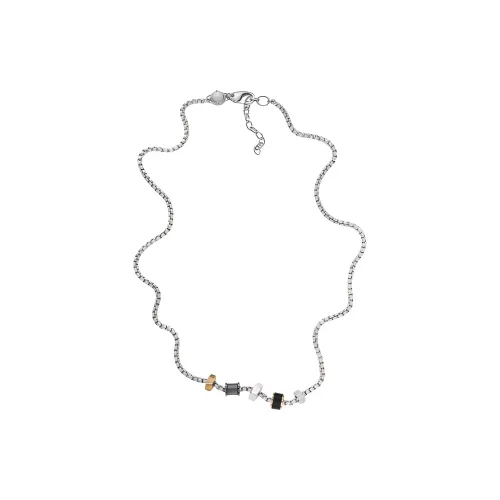 DIESEL Нержавеющая сталь Сплав Ожерелья Мужской Серебряный