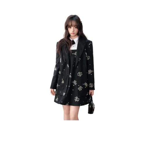 GUO JINGYI Бизнес-костюм женский черный