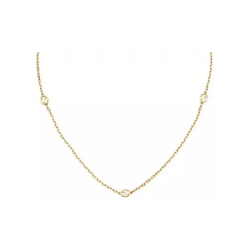 GUCCI Interlocking 18k Ожерелья Женские Золото
