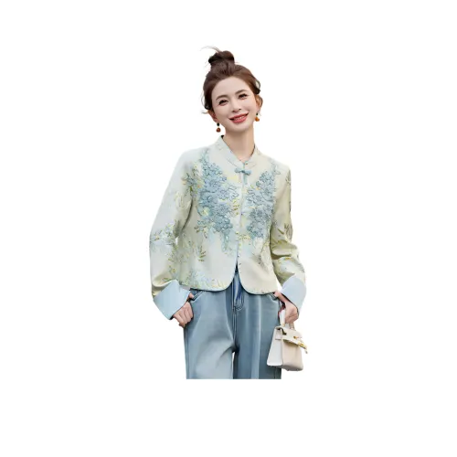 MJ Цвет изображения Женские Короткие пальто