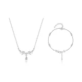 Комплект: ожерелье + браслет, 2 штуки