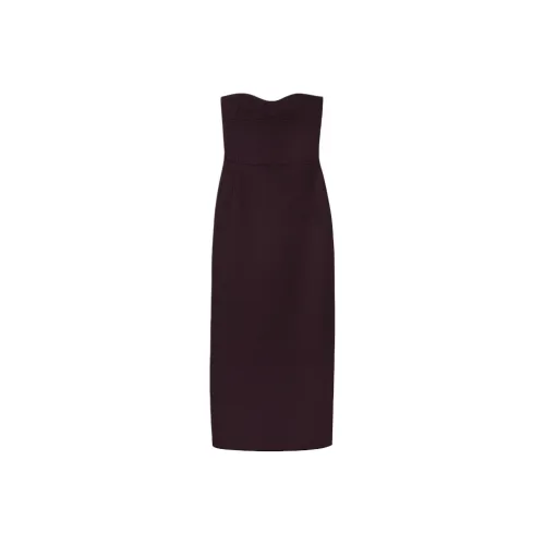 GUCCI Без рукавов Платье Женское Темно-фиолетовое