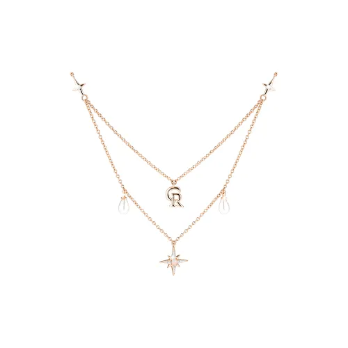 CHARLOTTE RAFFAELLI· Латунь Waterdrop Shell Pearl Ожерелье Женское Rose Gold