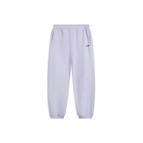 LINING Sports Life Collection Вязаные Спортивные Штаны Женские