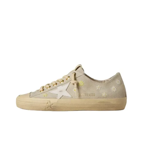Golden Goose V Star Скейтборд Кроссовки Низкие Серые Женские
