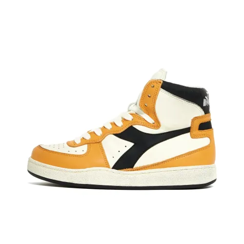 DIADORA Mi Basket Винтажные баскетбольные кроссовки MID Топ Бежевый Женские